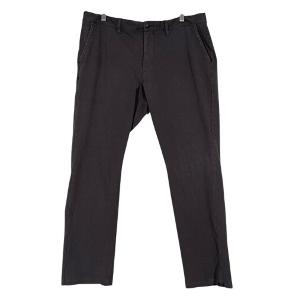 Good Man‎ Brand Stretch Chino Pants Grey Soft Flex Comfortable Size 38